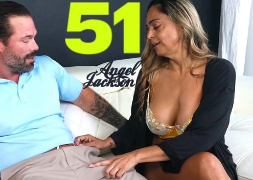 50something mag porn with 51 year old Angel Jackson